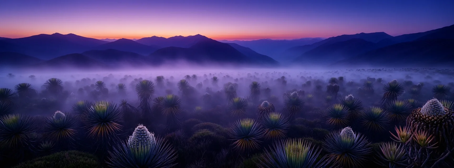 Paisaje andino de vitalidad