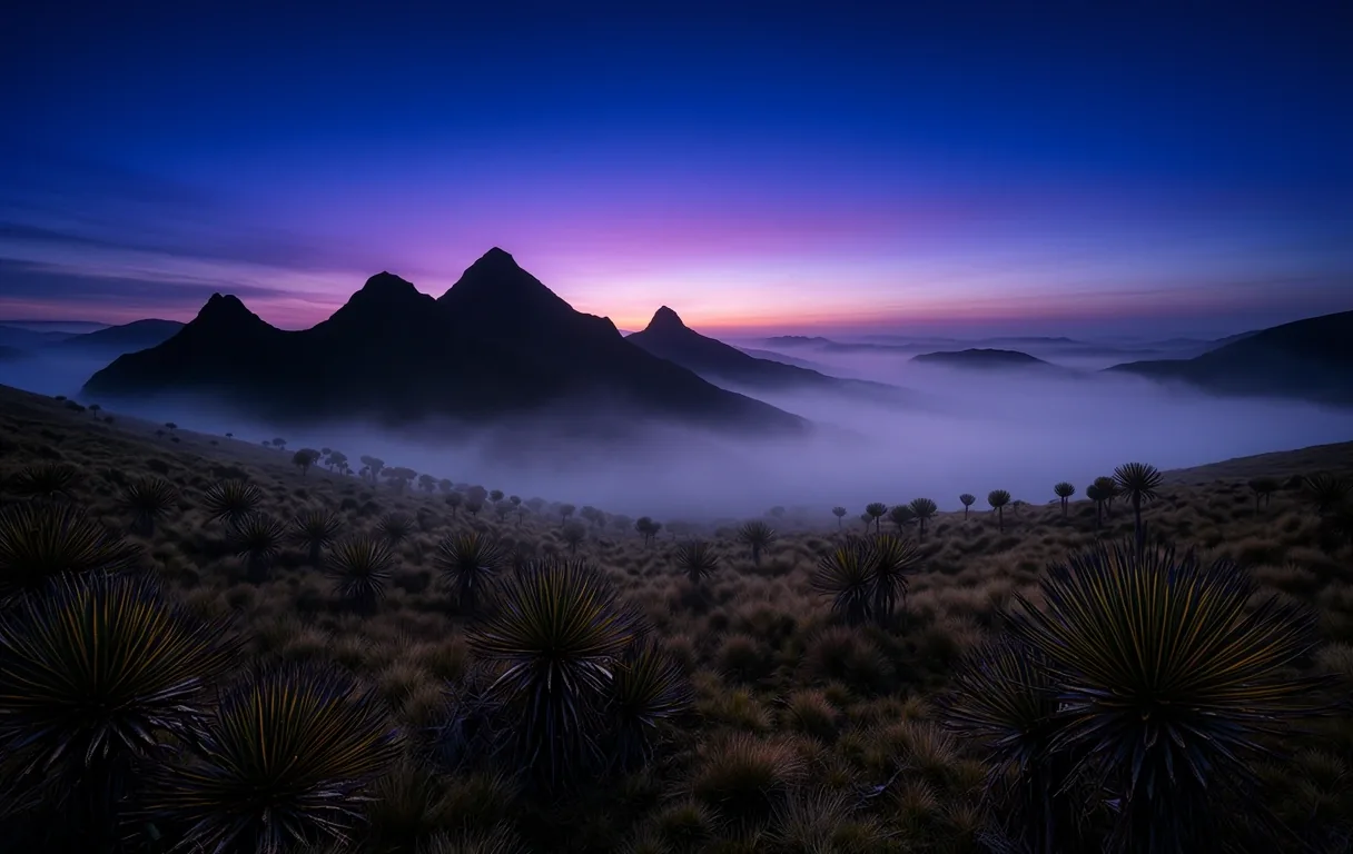 Paisaje andino de Colombia